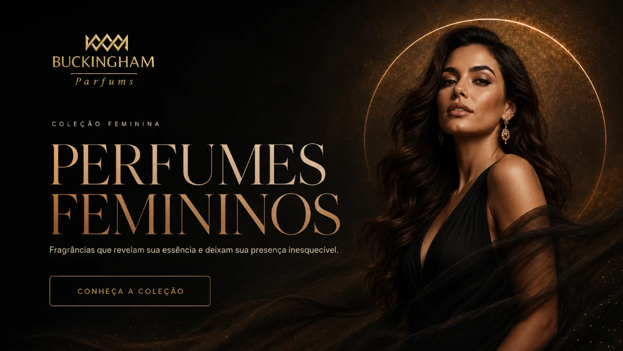 Perfumes femininos Buckingham — fragrâncias que revelam sua essência